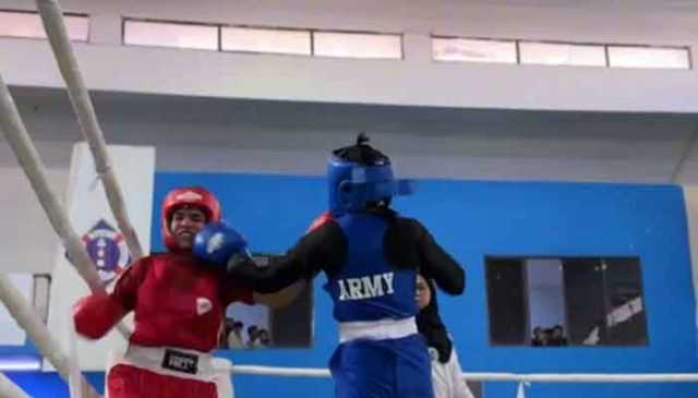 نیشنل گیمز: باکسنگ مقابلوں میں دفاعی چیمپئن پاکستان آرمی نے میدان مارلیا
