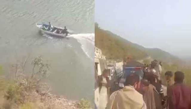 راولپنڈی؛ کہوٹہ آزاد پتن کے مقام پر گاڑی دریا میں جا گری