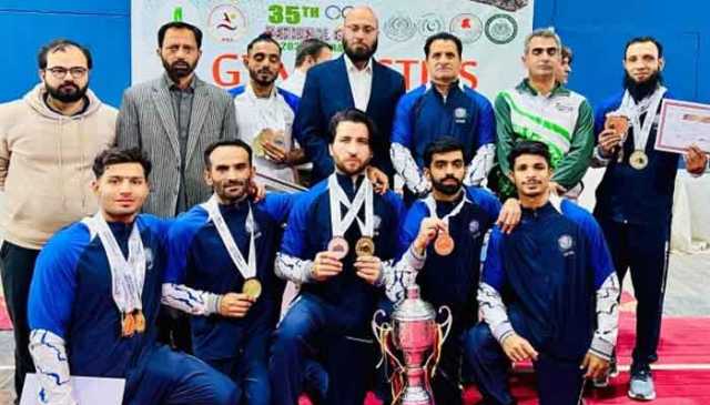 35ویں نیشنل گیمز: جمناسٹکس چیمپئن شپ واپڈا نے جیت لی