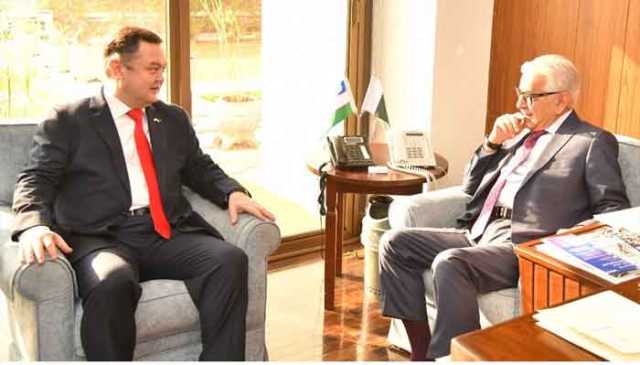 پاک، ازبک تاریخی، ثقافتی ، مذہبی وبرادرانہ تعلقات ہیں، خواجہ آصف