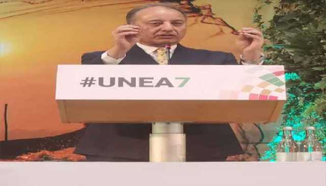 اقوامِ متحدہ کی ماحولیاتی اسمبلی میں پاکستان کی نمائندگی، مصدق ملک کا اہم خطاب