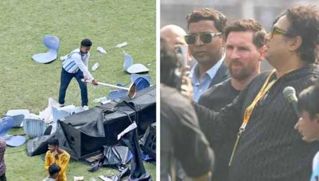 میسی انڈیا ٹور میں بدنظمی، شو آرگنائزر میسی کیساتھ جہاز پر روانگی سے پہلےگرفتار