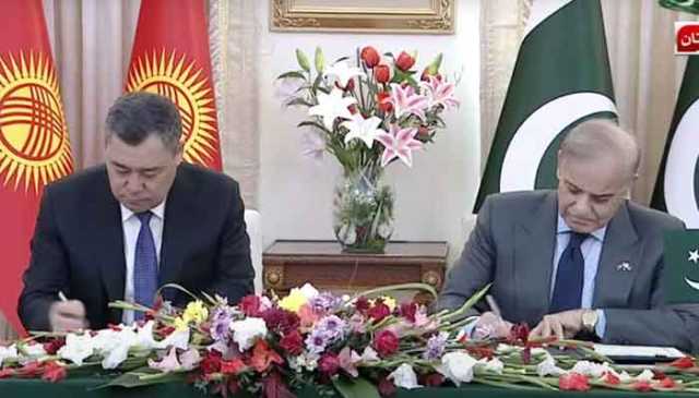 پاکستان 2 سال میں کرغزستان سے تجارتی حجم 200 ملین ڈالر تک لیجانے کیلئے پُرعزم