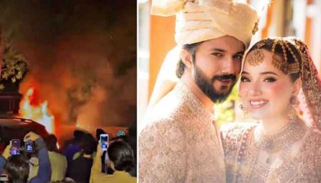 ربیکا خان کی بارات میں حادثہ، سوشل میڈیا پر ٹرولنگ کا طوفان