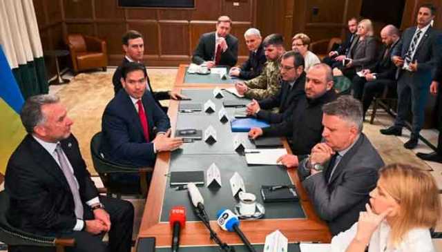 مارکو روبیو کی یوکرینی وفد سے ملاقات نتیجہ خیز سیشن قرار