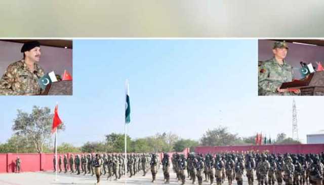 پاکستان آرمی اور پی ایل اے کی مشترکہ مشق وارئیرIX کا آغاز