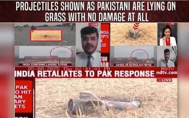 پاک بھارت کشیدگی، بھارتی میڈیا کی فیک نیوز فیکٹری متحرک، میزائل حملے کا جھوٹ بے نقاب