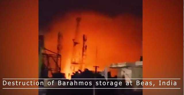 براہموس سٹوریج سائٹ کو  تباہ کرنے کی ویڈیو بھی سامنے آ گئی 