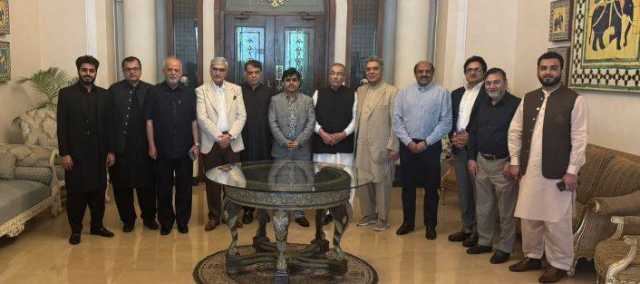 وزیر مملکت حذیفہ رحمان کا سینئر ایڈیٹرز  و تجزیہ نگاروں کے اعزاز میں ظہرانہ