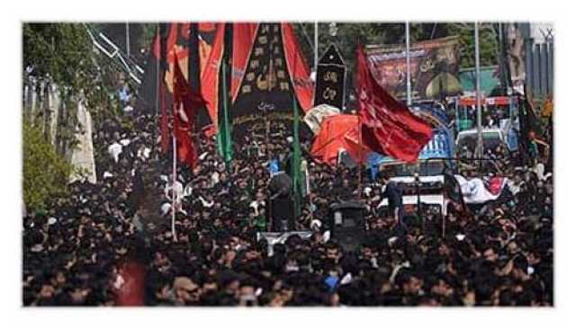 9 محرم الحرام کے مرکزی جلوس کے لیے سیکیورٹی کے سخت انتظامات، راستے سیل