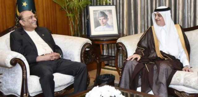 صدر مملکت آصف علی زرداری سے سعودی سفیر نواف بن سعید المالکی کی اہم ملاقات