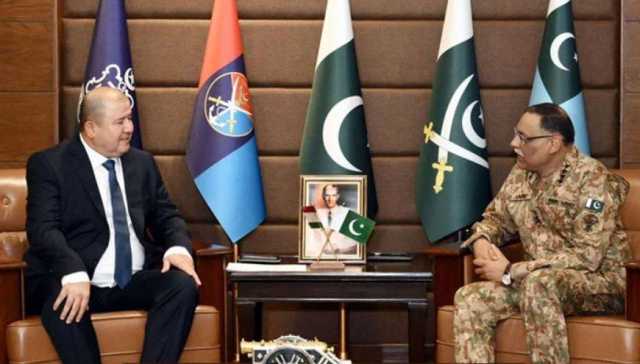 چیئرمین جوائنٹ چیفس آف سٹاف کمیٹی سے تاجک چیف آف جنرل سٹاف کی ملاقات