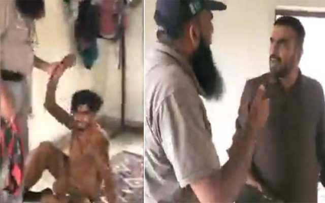 موٹروے پولیس بھی بدمعاش بن گئی ، اہلکار کی بچے کے سرمیں جوتیاں مارنے کی ویڈیو وائرل 