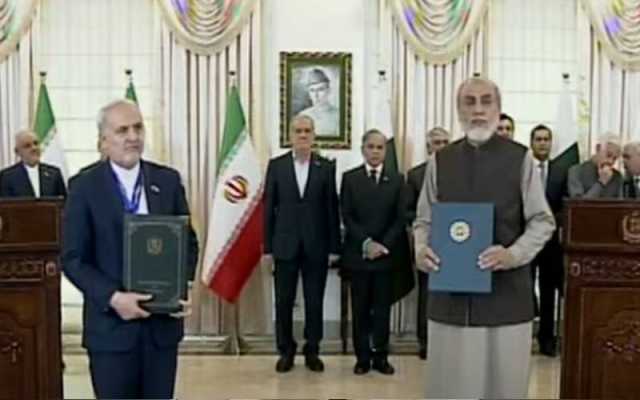 پاکستان اور ایران کے درمیان 13 معاہدوں اور مفاہمتی یادداشتوں پر دستخط