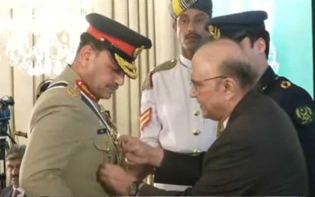 فیلڈمارشل سید عاصم منیر کو ہلال جرأت کے اعزاز سے نواز دیا گیا