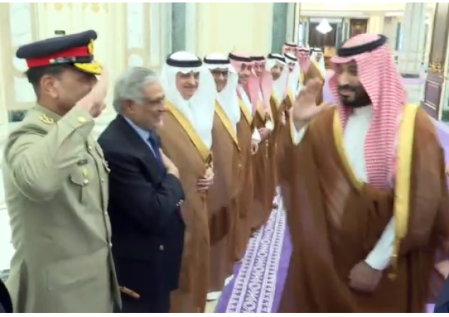 سعودی ولی عہد نے بھی فیلڈمارشل کوسیلوٹ کردیا