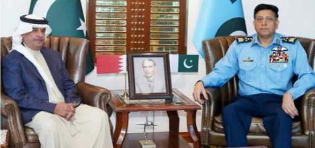 کمانڈر بحرین نیشنل گارڈ جنرل شیخ محمد بن عیسیٰ کا ایئر ہیڈکوارٹرز کا دورہ،پاک فضائیہ کے سربراہ سے ملاقات