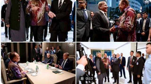 کوالالمپور پہنچنےپر وزیر اعظم شہباز شریف کا شاندار استقبال ،وزیر خارجہ اسحاق ڈار نے’’ایکس‘‘ پر تصاویر شیئر کر دیں
