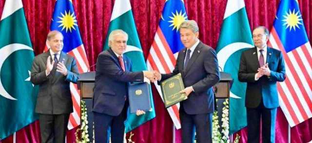 پاکستان اور ملائیشیا کے درمیان معاہدوں اور مفاہمی یادداشت پر دستخط ، وزیر خارجہ اسحاق ڈار نے ’’ایکس ‘‘ پر میسیج شیئر کر دیا