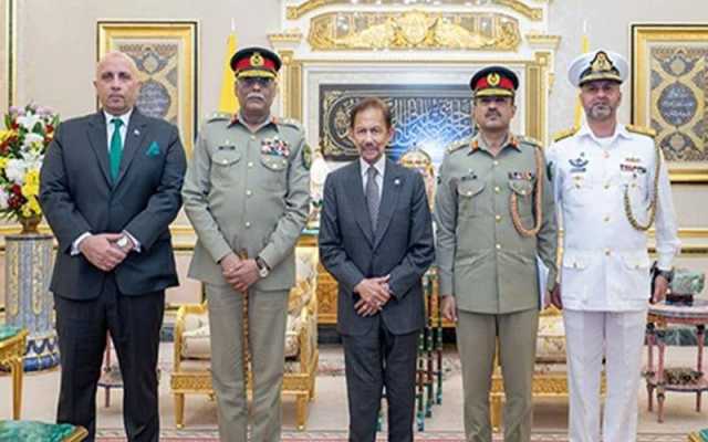 چیئرمین جوائنٹ چیفس آف سٹاف کمیٹی کا برونائی کا دورہ، دفاعی تعاون بڑھانے پر اتفاق