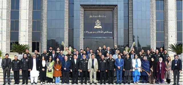 میری ٹائم سیکیورٹی ورکشاپ کے شرکاء کا نیول ہیڈکوارٹرز کا دورہ, سربراہ پاک بحریہ سے ملاقات