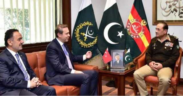 فیلڈ مارشل عاصم منیر سے ترک وزیرِ توانائی کی ملاقات،علاقائی امن سمیت اہم امورپر گفتگو