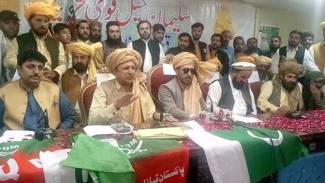 سلیمان خیل قبیلے کے زمینی تنازعہ کو حل کیا جائے، سردار ناصر خان
