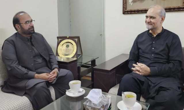 امیر جماعت اسلامی پنجاب ڈاکٹر طارق سلیم کی حافظ نعیم الرحمن سے ملاقات