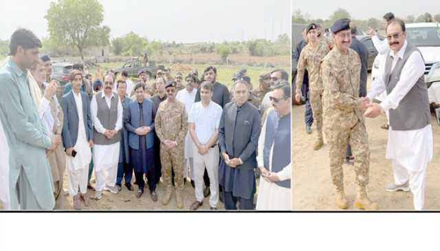اسٹیشن کمانڈر بریگیڈئر عدنان کی شہیدملک محبوب کے گھر آمد، فاتحہ خوانی
