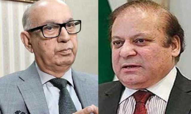 نواز شریف سے عرفان صدیقی کی ملاقات، سینیٹ میں پارٹی کارکردگی پر گفتگو