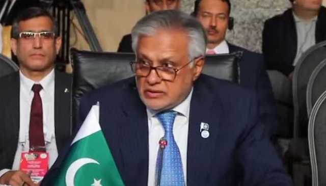 اسرائیلی جارحیت سے خطے کے امن کو شدید خطرات لاحق ہیں، اسحاق ڈار