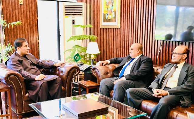 بنگلہ دیشی ہائی کمشنر محمد اقبال کی چیئر مین سی ڈی اے سے ملاقات