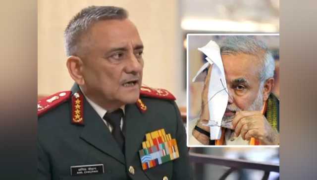 پاکستان سے بدترین شکست؛ بھارتی چیف آف ڈیفنس اسٹاف نے فوج کی نااہلی کا پول کھول دیا