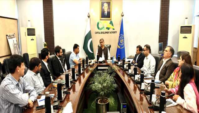 قائمقام چیئرمین سی ڈی اے کی زیر صدارت اجلاس، سالڈ ویسٹ مینجمنٹ محکمہ کی کارکردگی کا جائزہ