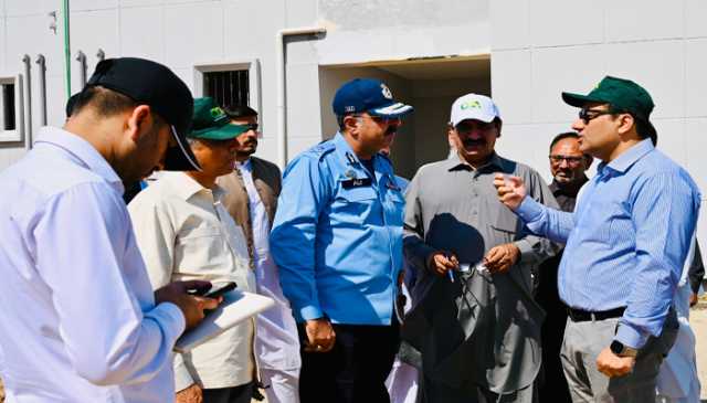 چیئرمین سی ڈی اے کا اسلام آباد ماڈل جیل کا دورہ، تعمیراتی کاموں کا جائزہ لیا