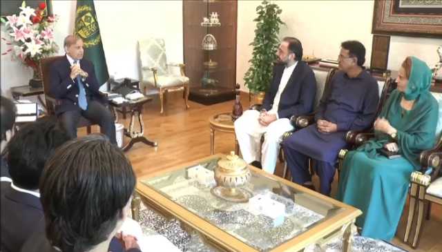 وزیراعظم شہبازشریف سے چودھری سالک حسین کی قیادت میں وفد کی ملاقات،کامیاب بجٹ پر خراج تحسین