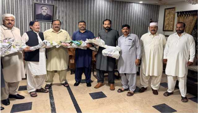 ملک ابراراحمدکی پارٹی کیلئے گراں قدرخدمات ہیں جسکی بدولت چیئرمین قائمہ کمیٹی منتخب ہونا اعزازکی بات ہے، چوہدری محمد یسین