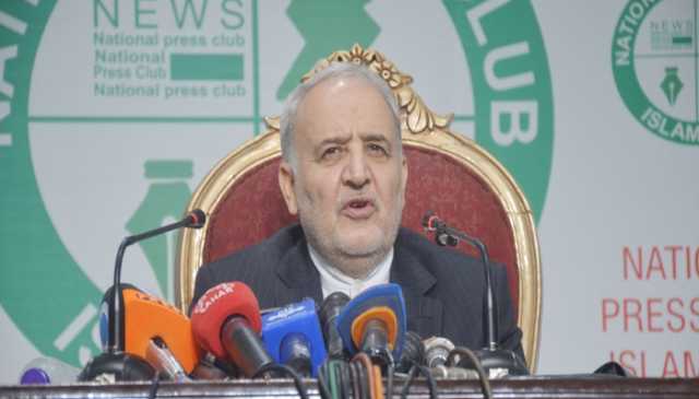 جنگ کے ذریعے امریکہ اور اسرائیل عالم اسلام کو نشانہ بنانا چاہتے ہیں،ایرانی سفیر رضا امیری مقدم