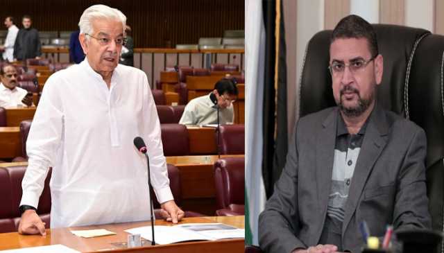 حماس کا وزیر دفاع خواجہ آصف کے بیان کا خیرمقدم