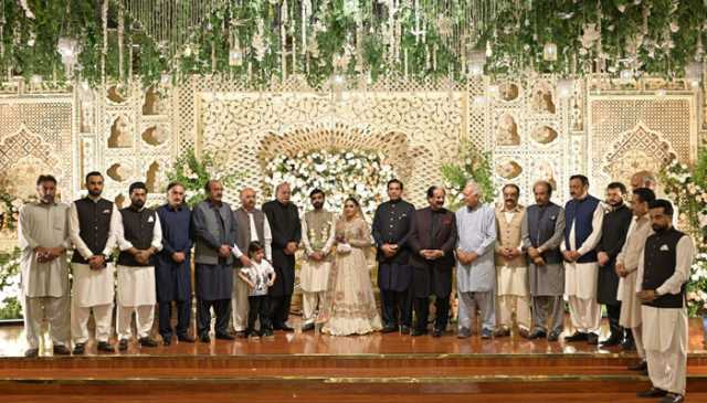 ملک ظہیر نواز کی بیٹی کا نکاح، غلام سرور خان، راجہ بشارت سمیت متعدد رہنماؤں کی شرکت
