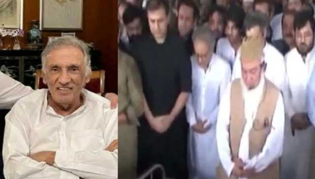 سابق گورنر پنجاب میاں محمد اظہر کی نماز جنازہ ادا
