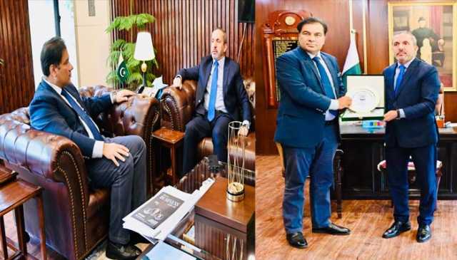 عراقی سفارتخانے کے مشن کے ہیڈ عبدالقادر سلیمان کی چیئرمین سی ڈی اے سے ملاقات ، بغداد اور اسلام آبادکو سسٹر سٹی قرار دینے پر اتفاق