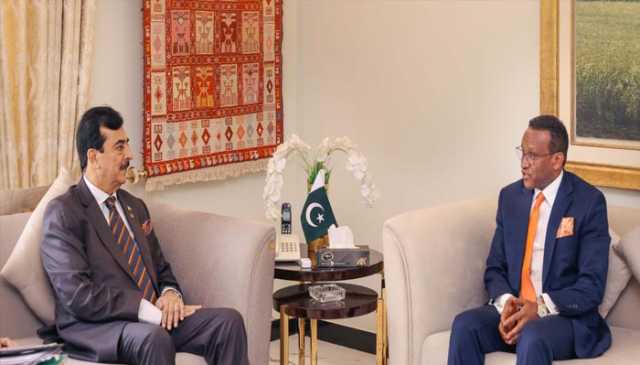 چیئرمین سینیٹ سید یوسف رضا گیلانی سے ایتھوپیا کے سفیر جمال بکر عبداللہ کی ملاقات