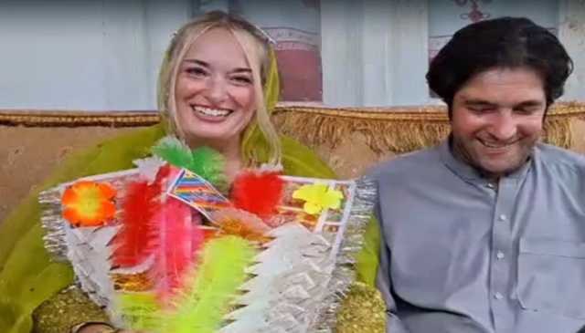 امریکا سے آئی خاتون نے اسلام قبول کرکے دیر بالا کے نوجوان سے شادی کرلی
