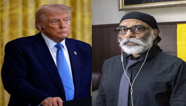 مودی حکومت کو ایک اور جھٹکا؛ ٹرمپ کا خالصتان تحریک کے رہنما کو خط