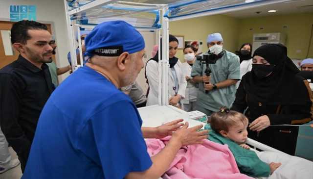 کنگ عبدالعزیز میڈیکل سٹی میں دھڑ جڑے بچوں کو الگ کرنے کے آپریشن کا آغاز