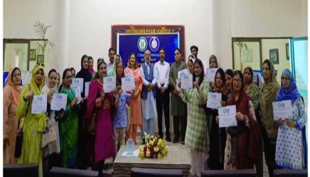 تعلیم اور ٹیکنالوجی کے امتزاج کو فروغ دینے کیلئے او پی ایف کالج ایف الیون2 میں اے آئی اسمارٹ کلاس رومز، اسمارٹر لرننگ کے عنوان سے دو روزہ ورکشاپ کا انعقاد