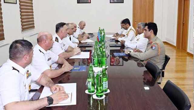 نیول چیف ایڈمرل نوید اشرف کا آذربائیجان کا دورہ، عسکری قیادت سے ملاقاتیں