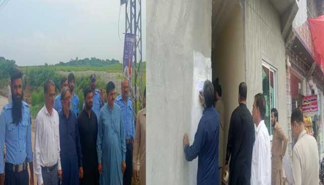 ضلعی انتظامیہ اور سی ڈی اے بلڈنگ کنٹرول ڈیپارٹمنٹ کا مشترکہ آپریشن،بلڈنگ کوڈ خلاف ورزی پرہاسٹل سٹی میں 30بلڈنگز سیل