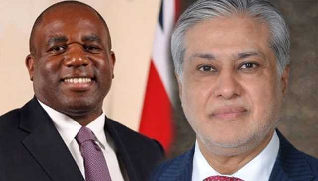 اسحاق ڈار اور برطانوی ہم منصب کا رابطہ، سیلاب سے جانی نقصان پر اظہار افسوس